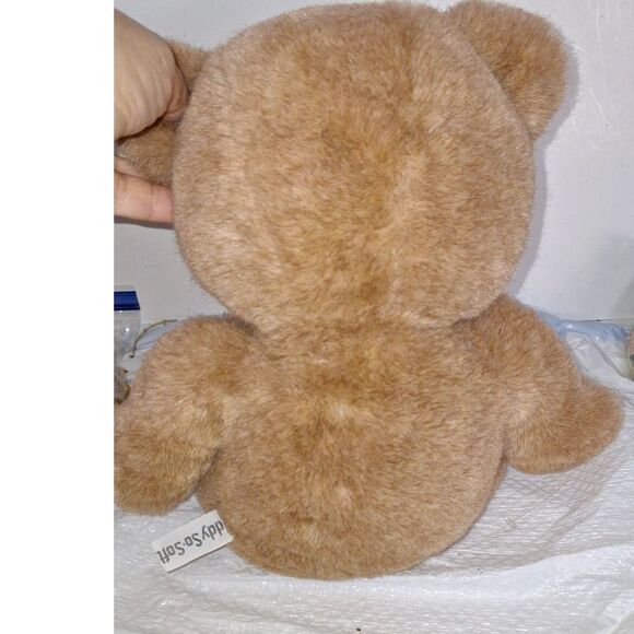 A Vintage Russ Teddy So Soft Brown Bear Plush Stuffed Animal Collectible As-Is - Picture 8 of 10